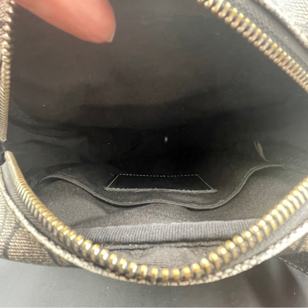 Coach Heritage Stripe Flight Shoulder Bag - Picture 6 of 8